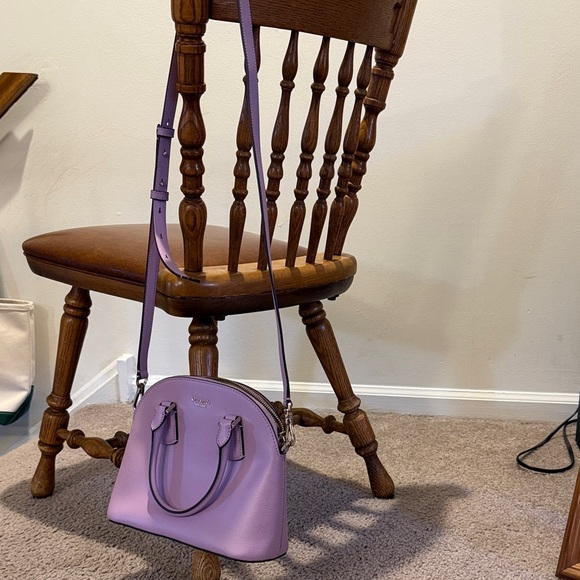 kate spade lavender dome satchel in pastel lilac - Picture 9 of 12